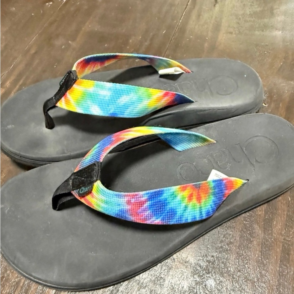 Chaco Multicolor Tie-Dye Sandals